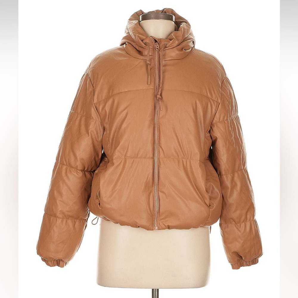 Love Tree Women's Brown Puffer Jacket